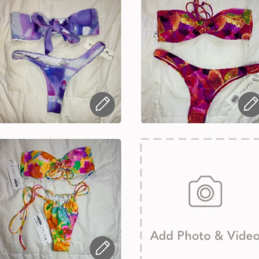Three Whitefox Boutique Bikinis